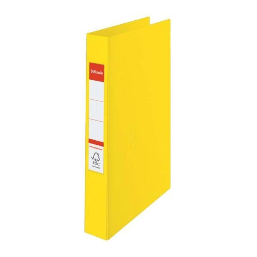 Caiet mecanic esselte standard vivida, a4, mecanism 4rr, inel 25 mm, galben