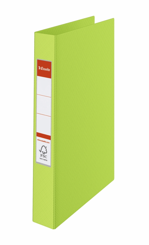 folio transparente a4 Caiet mecanic Esselte Standard VIVIDA A4 mecanism 4RR inel 25 mm verde