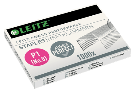 Capse Nr. 8 Leitz Power Performance 1000 bucati/cutie Capse Nr. 8 Leitz Power Performance 1000  bucati/cutie