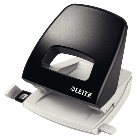 Perforator hartie 2 perforatii 25 coli plastic Leitz series 5005 Perforator plastic Leitz NeXXt Series 5005 25 coli negru