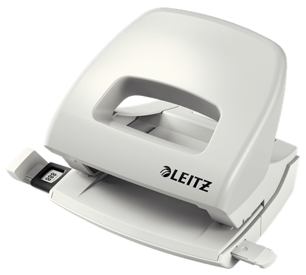 Perforator hartie 2 perforatii 16 coli plastic Leitz series 5038 Perforator plastic Leitz NeXXt Series 5038 16 coli gri