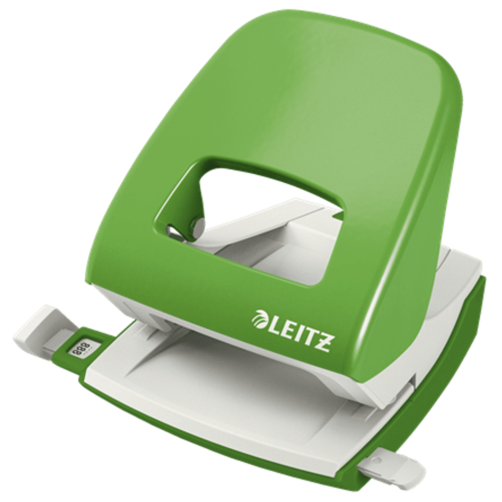 Perforator metalic leitz nexxt series 5008, 30 coli, verde deschis