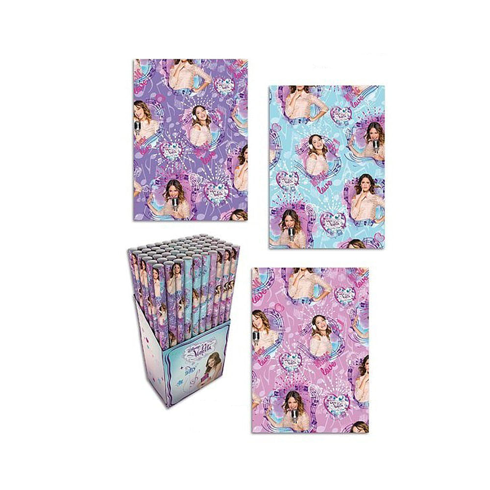 Hartie pentru ambalat Violetta 200 x 70 cm