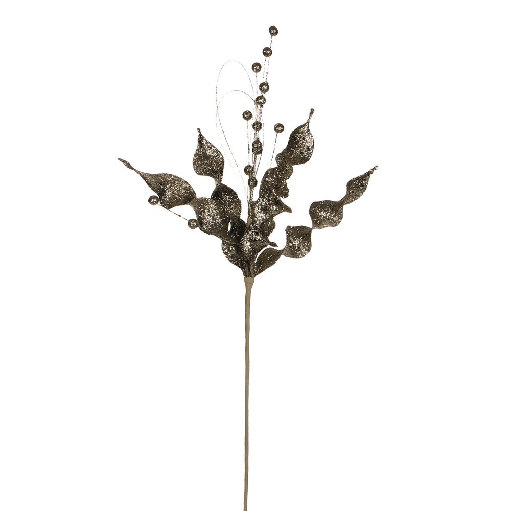Decoratiune Edelman, frunze aurii, 60cm dacris.net imagine 2022