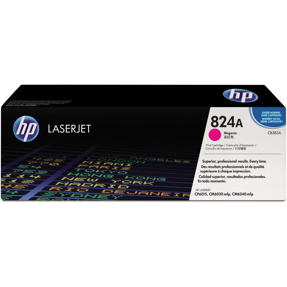 Toner HP CB383A pentru color LaserJet CP6015N/6015DN, magenta