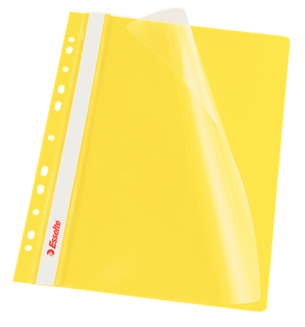 biblioraft Dosar cu multiperforatii Esselte VIVIDA plastic 10 bucati/set galben