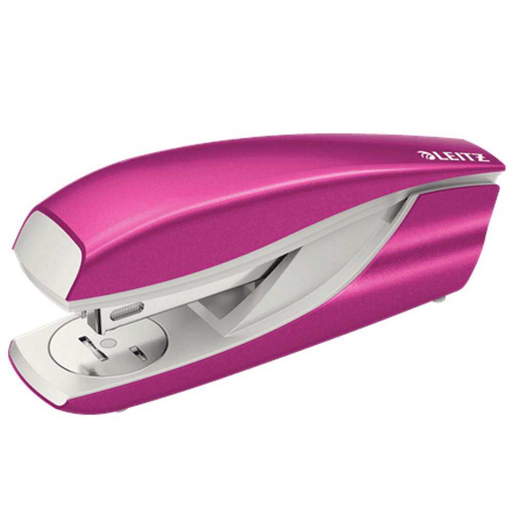 Capsator metalic leitz wow nexxt series 5502, 30 coli, roz metalizat