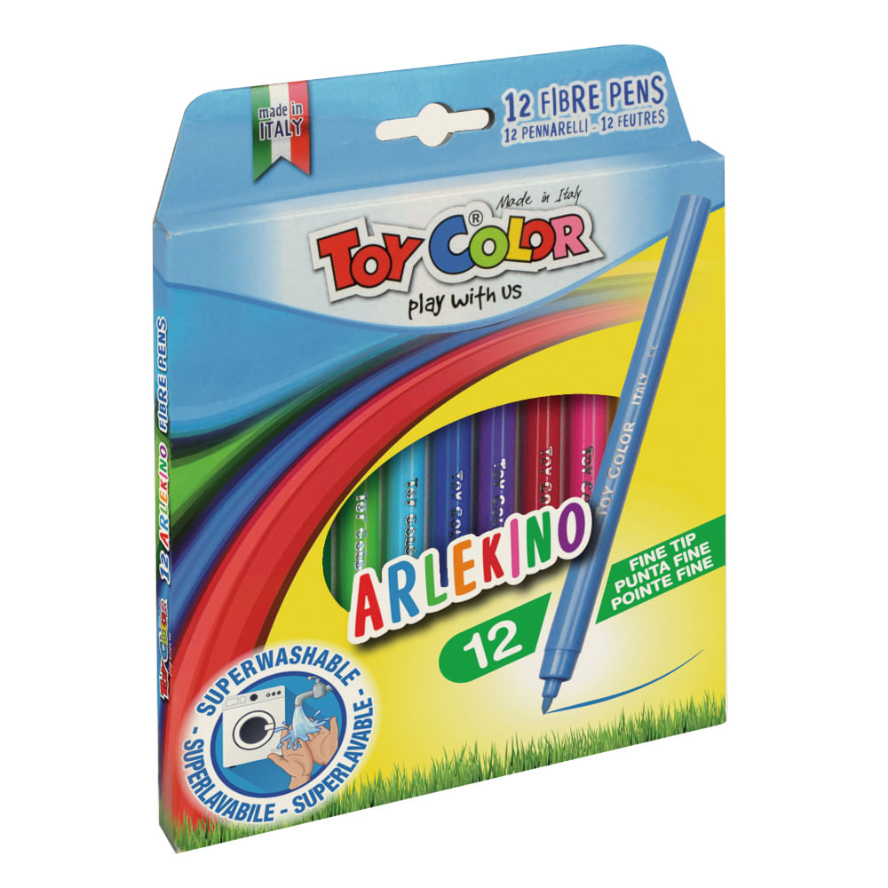 Carioci Toy Color Arlekino, 12 buc Carioci Toy Color Arlekino, 12 culori dacris.net imagine 2022 depozituldepapetarie.ro