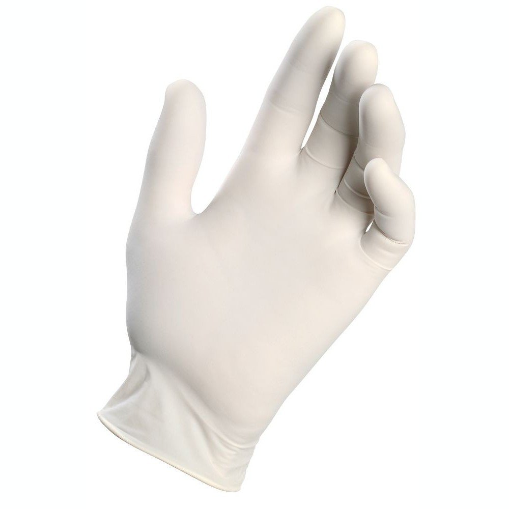 Manusi pudrate din latex, 100 de bucati, l