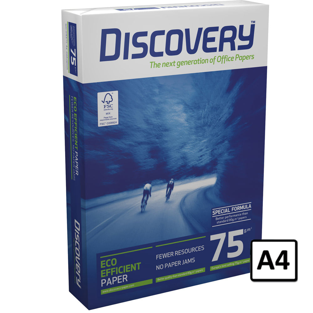 Hartie copiator A4 Discovery, 75 g/mp, 500 coli/top, pret per top dacris.net imagine 2022