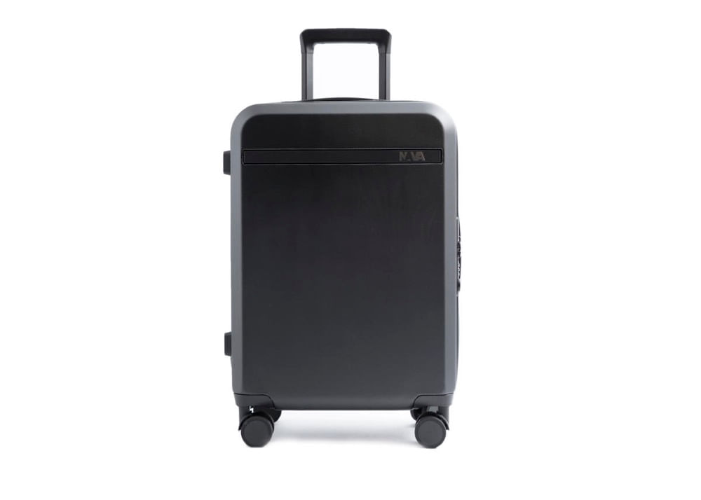 Valiza de voiaj nava outline spinner, mica, negru