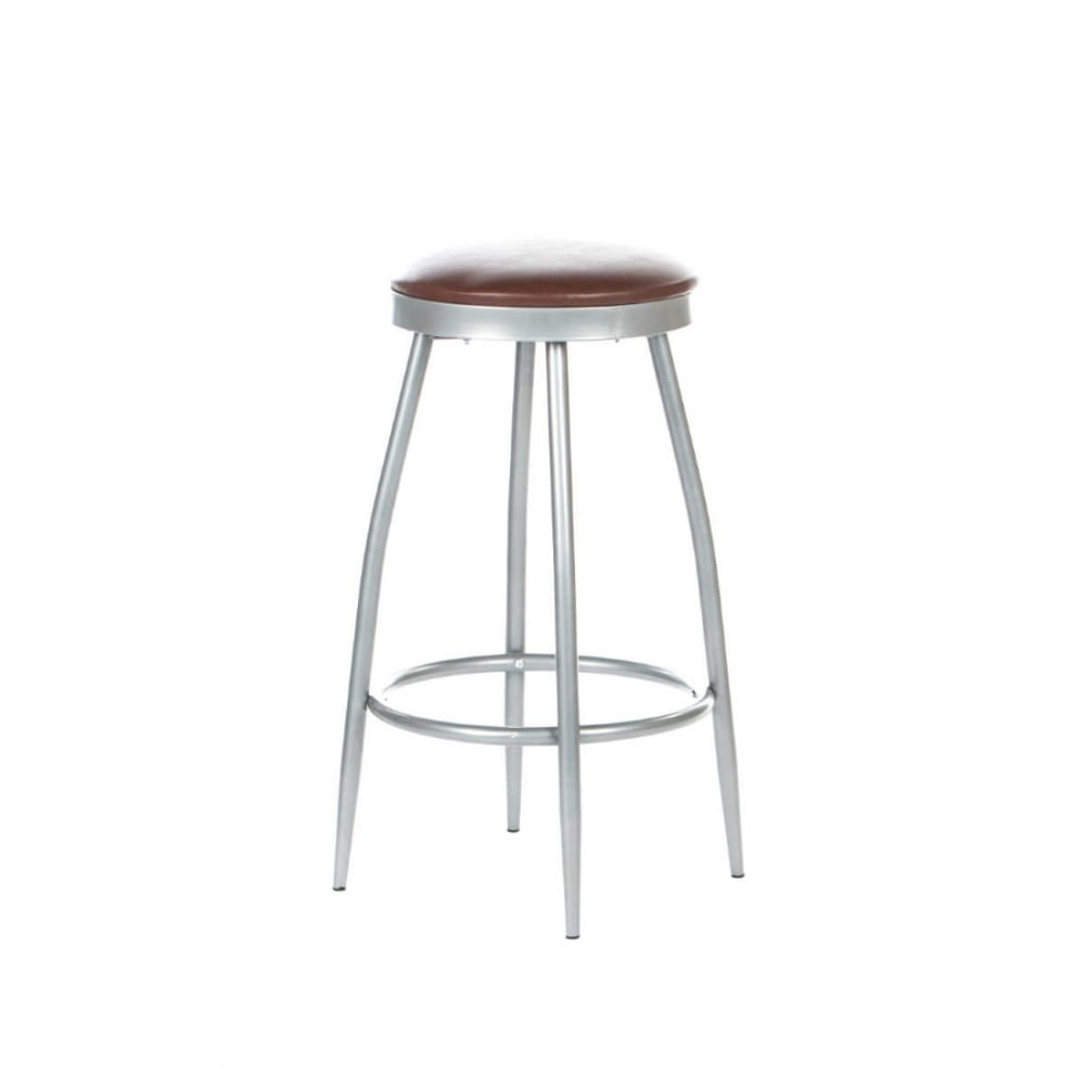 Scaun bar rondo, maro