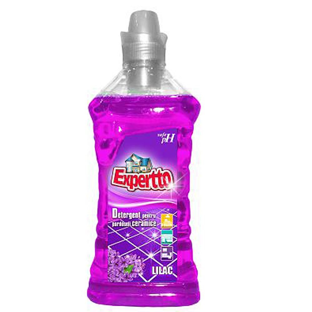Detergent pentru pardoseli si suprafete ceramice Expertto, 1 l, liliac dacris.net poza 2021