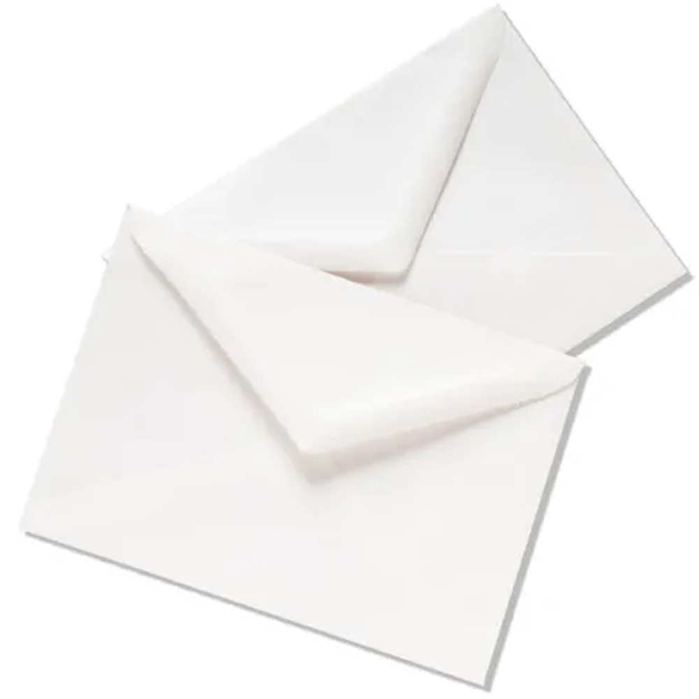 Plic lc/6, 114 x 162 mm, traditional, cu clapa in v, alb, 100 bucati/set