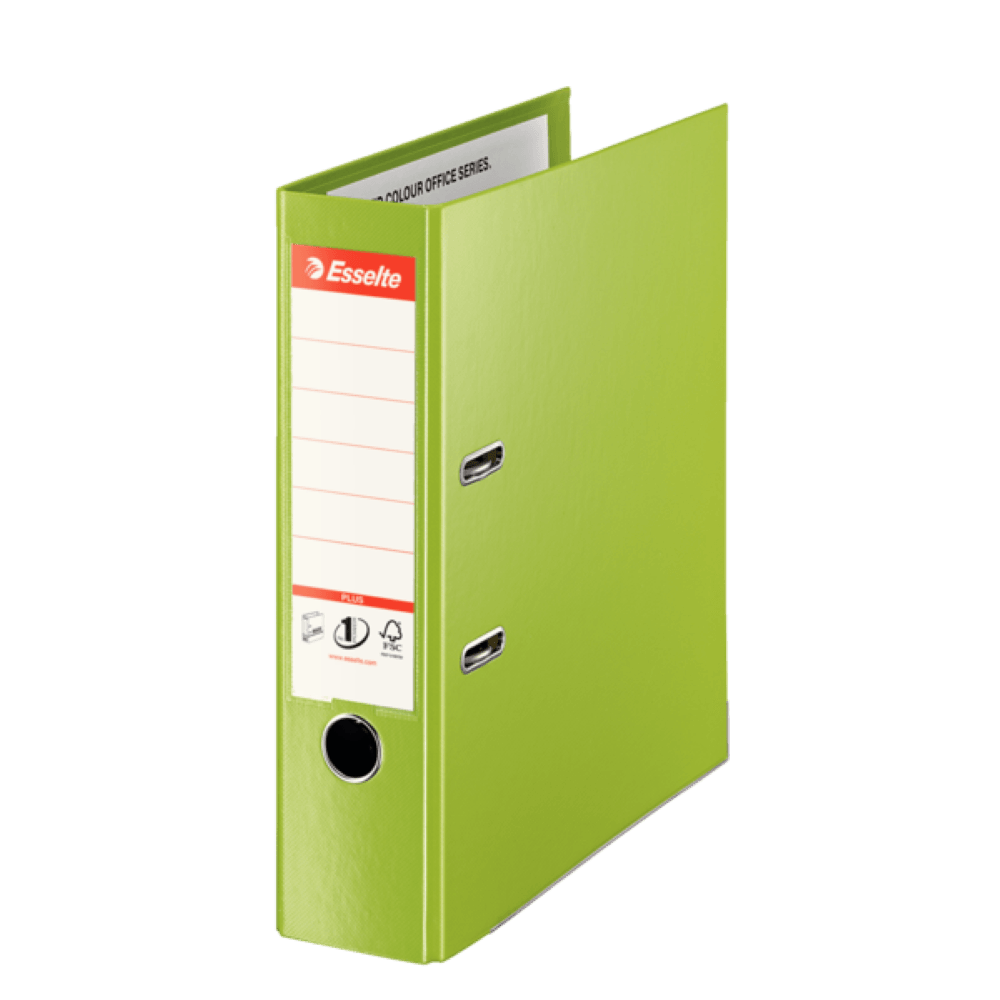 Biblioraft PP A4 8cm Esselte No.1 Power Jumbo Plus VIVIDA Biblioraft Esselte No.1 Power Jumbo Plus VIVIDA PP/PP 80 mm verde