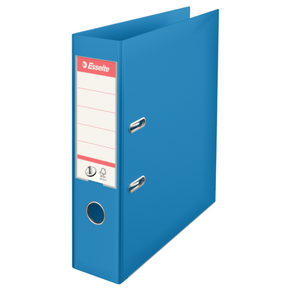 Biblioraft Esselte No.1 Power VIVIDA, PP/PP, A4, 75 mm, albastru