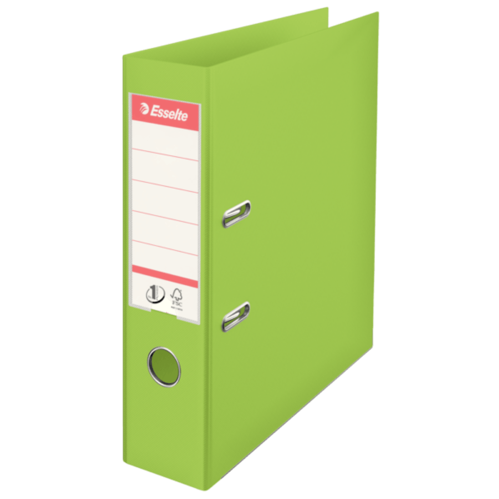 Biblioraft esselte no.1 power vivida, pp, a4, 7.5 cm, verde