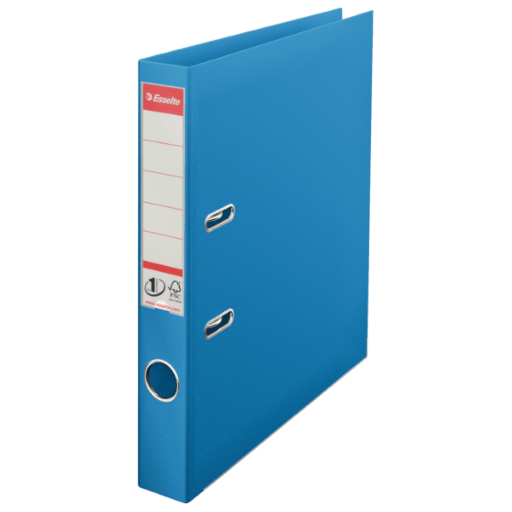 Biblioraft Esselte No.1 Power VIVIDA, PP/PP, A4, 50 mm, albastru