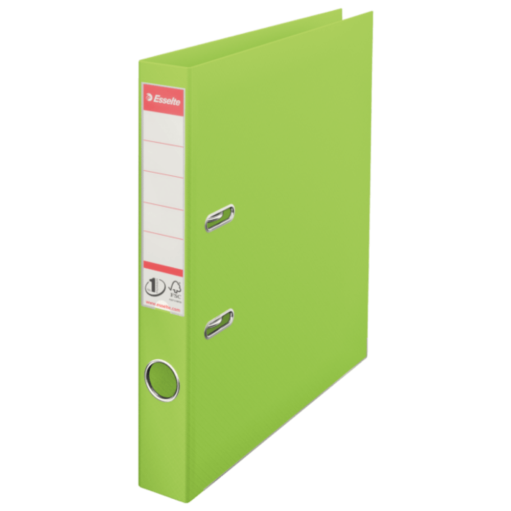 Biblioraft Esselte No.1 Power VIVIDA, PP/PP, A4, 50 mm, verde