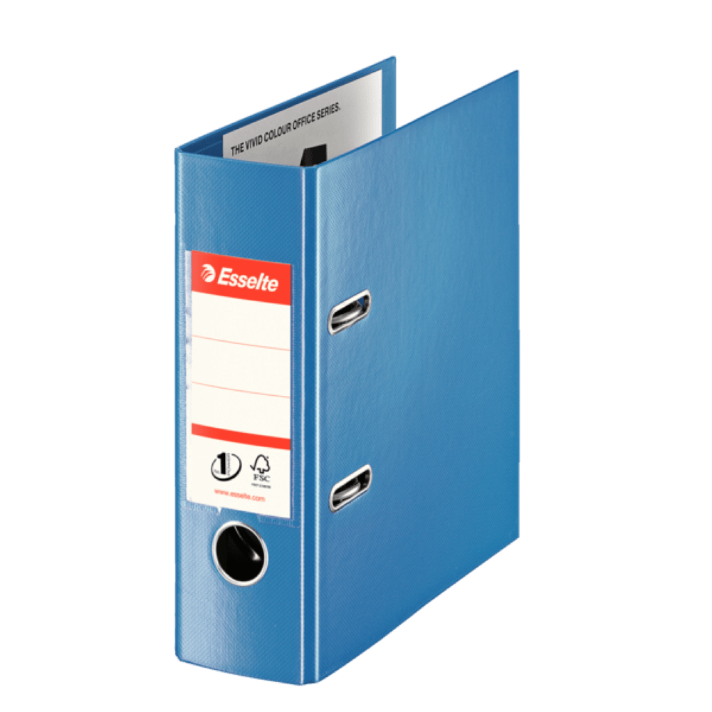 Biblioraft PP A5 7.5 cm Esselte No.1 Power VIVIDA albastru