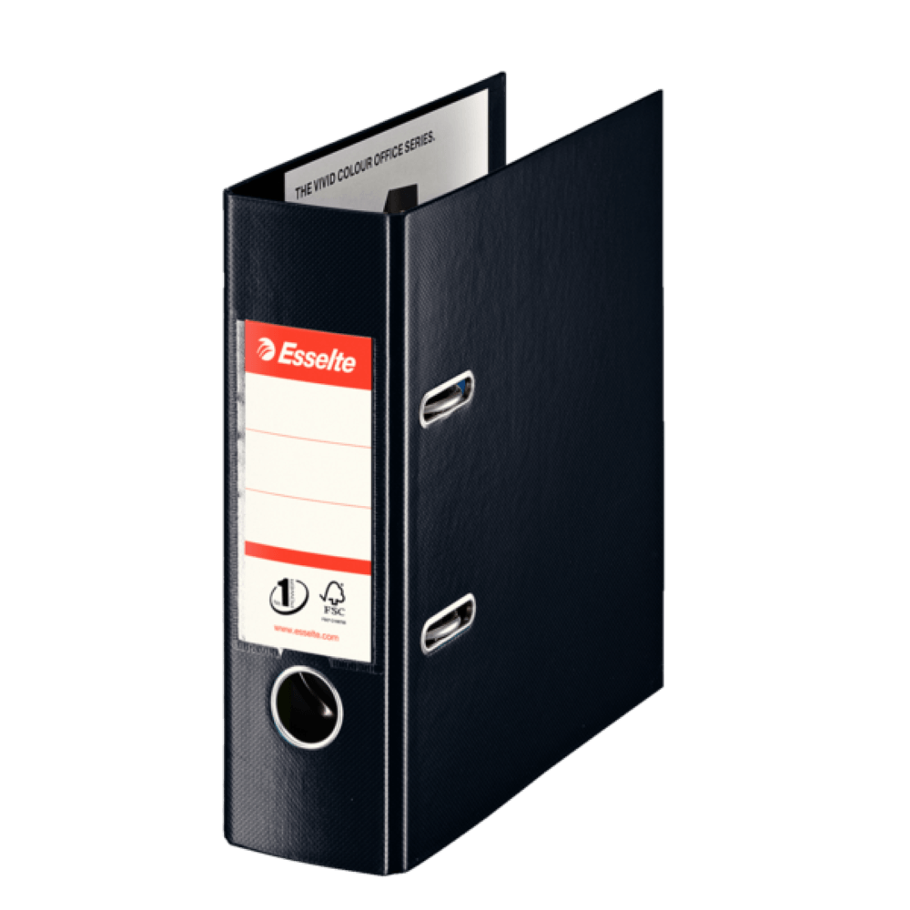 Vezi detalii pentru Biblioraft PP A5 7.5 cm Esselte No.1 Power VIVIDA negru