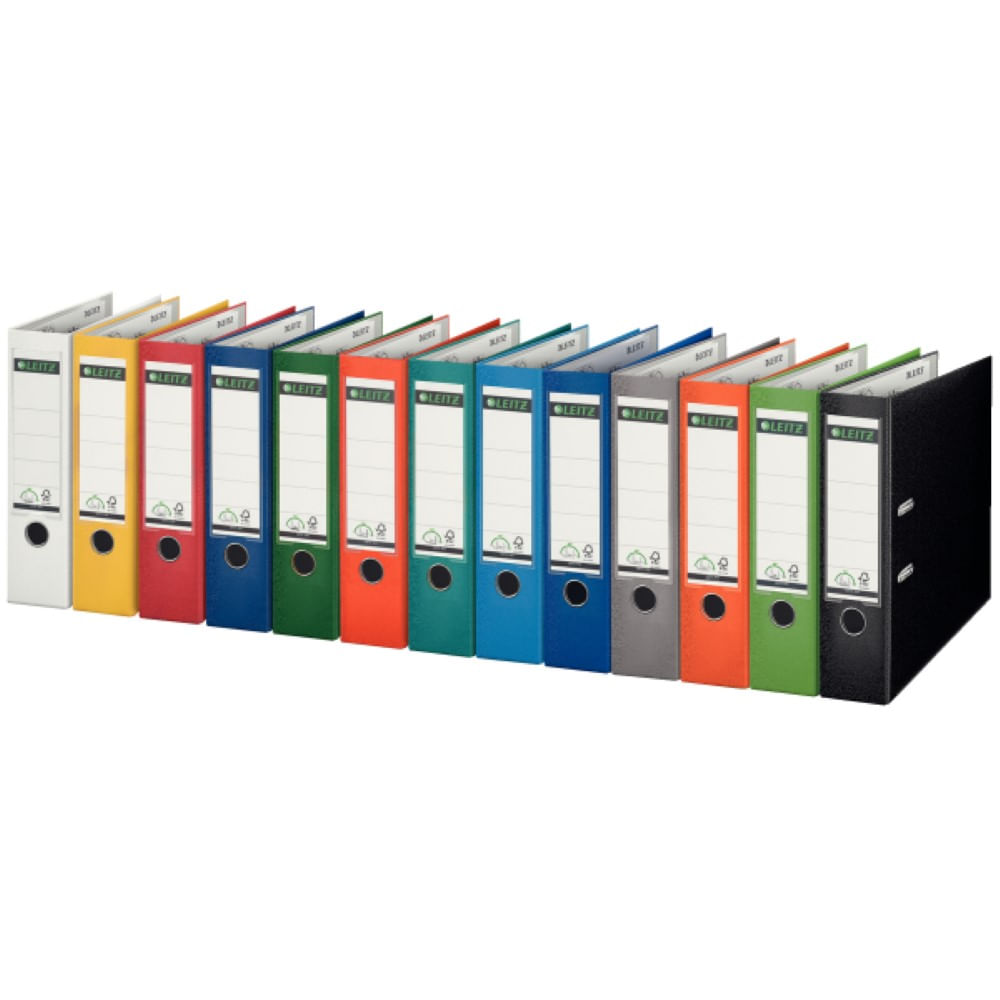 Biblioraft Leitz 180, PP, A4, 80 mm, galben