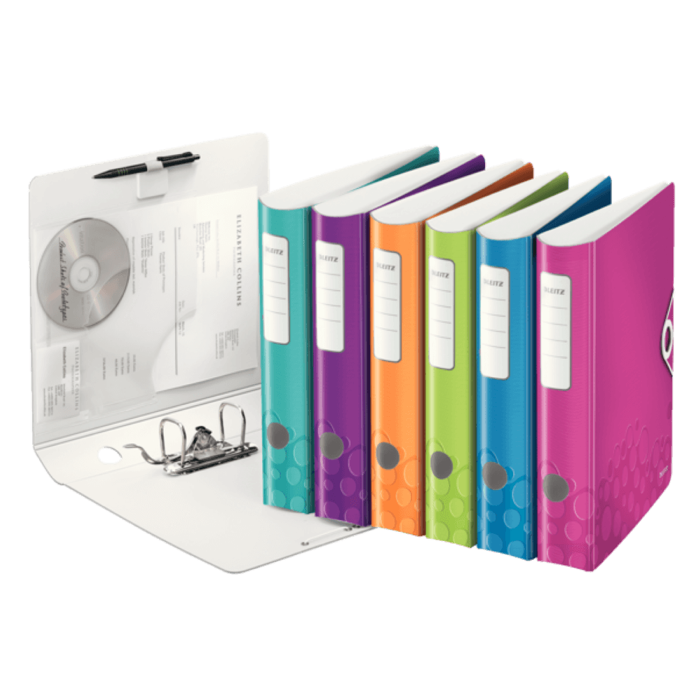 Biblioraft PP A4 6.5 cm Leitz Active WOW 180 Biblioraft Leitz 180 Active WOW polyfoam A4 65 mm turcoaz