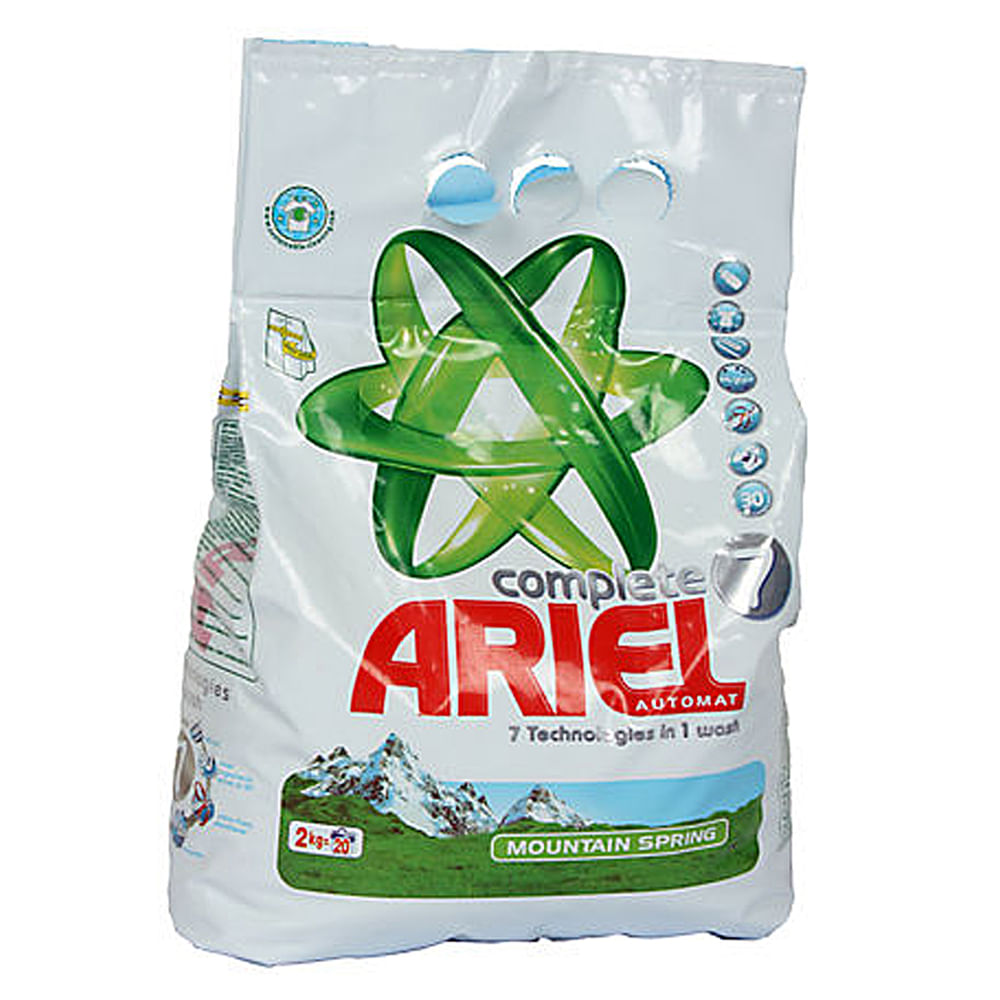 Detergent automat Ariel Mountain Spring, 2 kg Ariel imagine 2022 depozituldepapetarie.ro