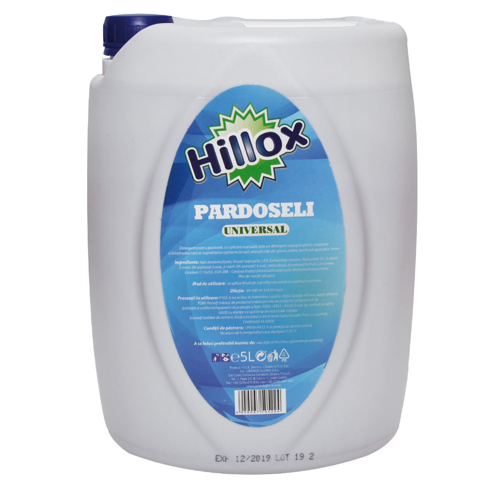 Detergent universal pentru pardoseli Hillox, 5 l dacris.net