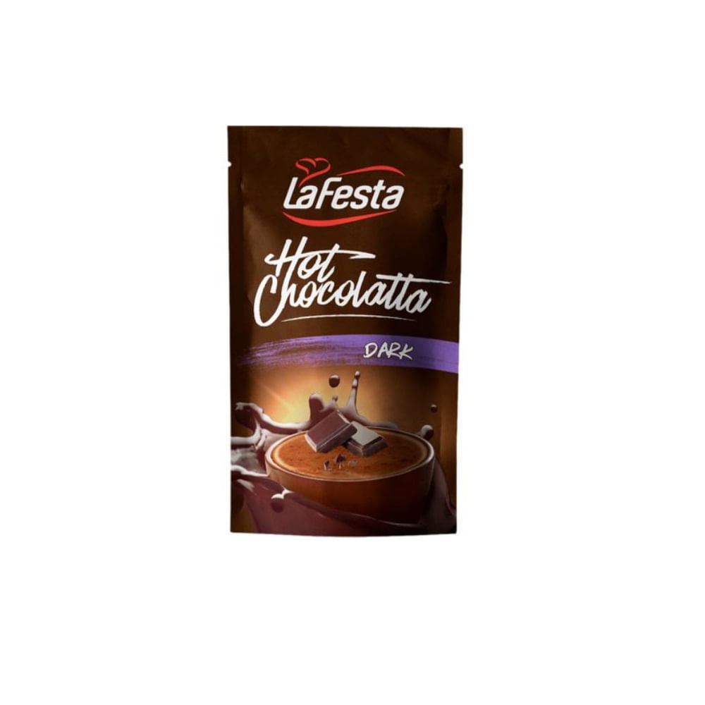 Ciocolata calda La Festa Hot Dark, 25 g, 10 plicuri/cutie