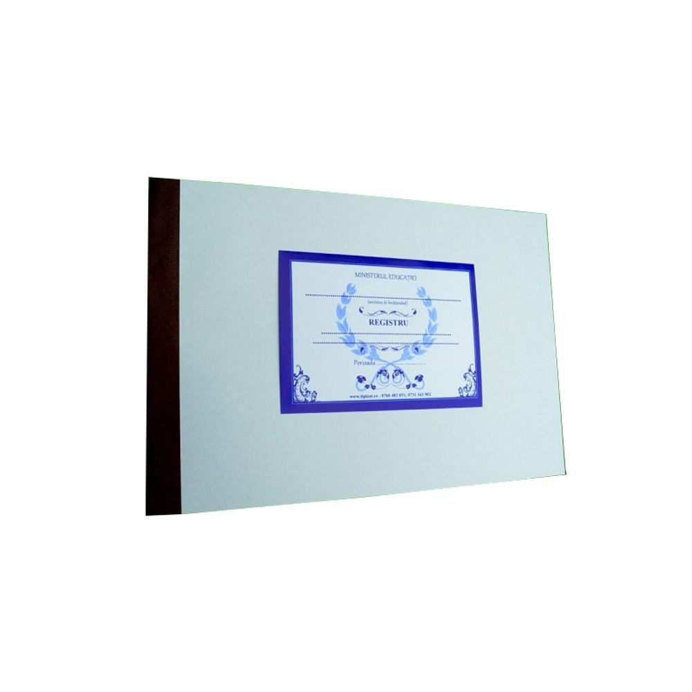 Registru pentru evidenta accesului in incinta unitatii de invatamant, a4, coperta carton subtire