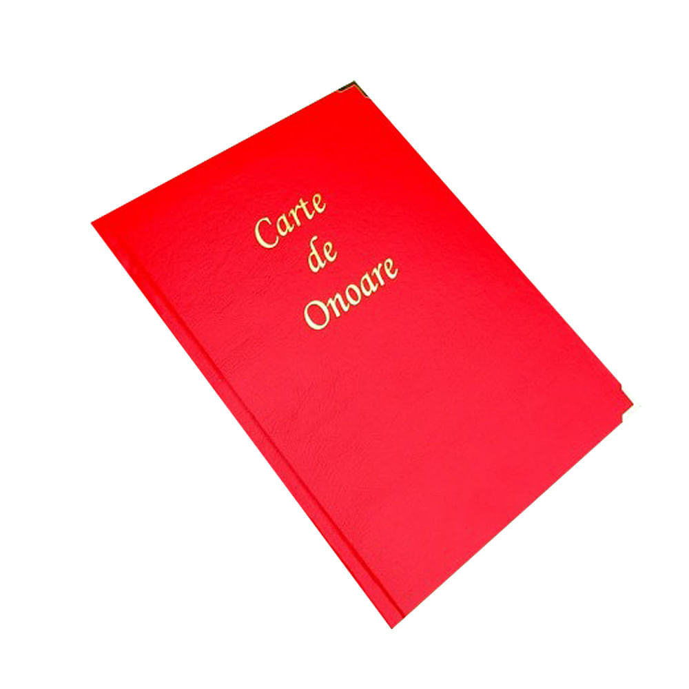 Carte de onoare 25 × 35 cm 100 file copertă imitație piele Carte de onoare 25 × 35 cm 100 file copertă imitație piele