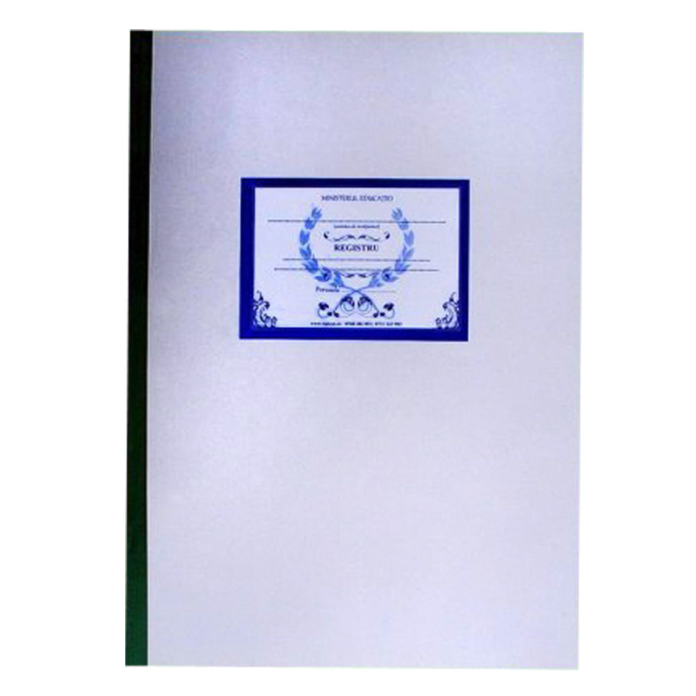 Registru unic pentru inspectii scolare, coperta carton subtire