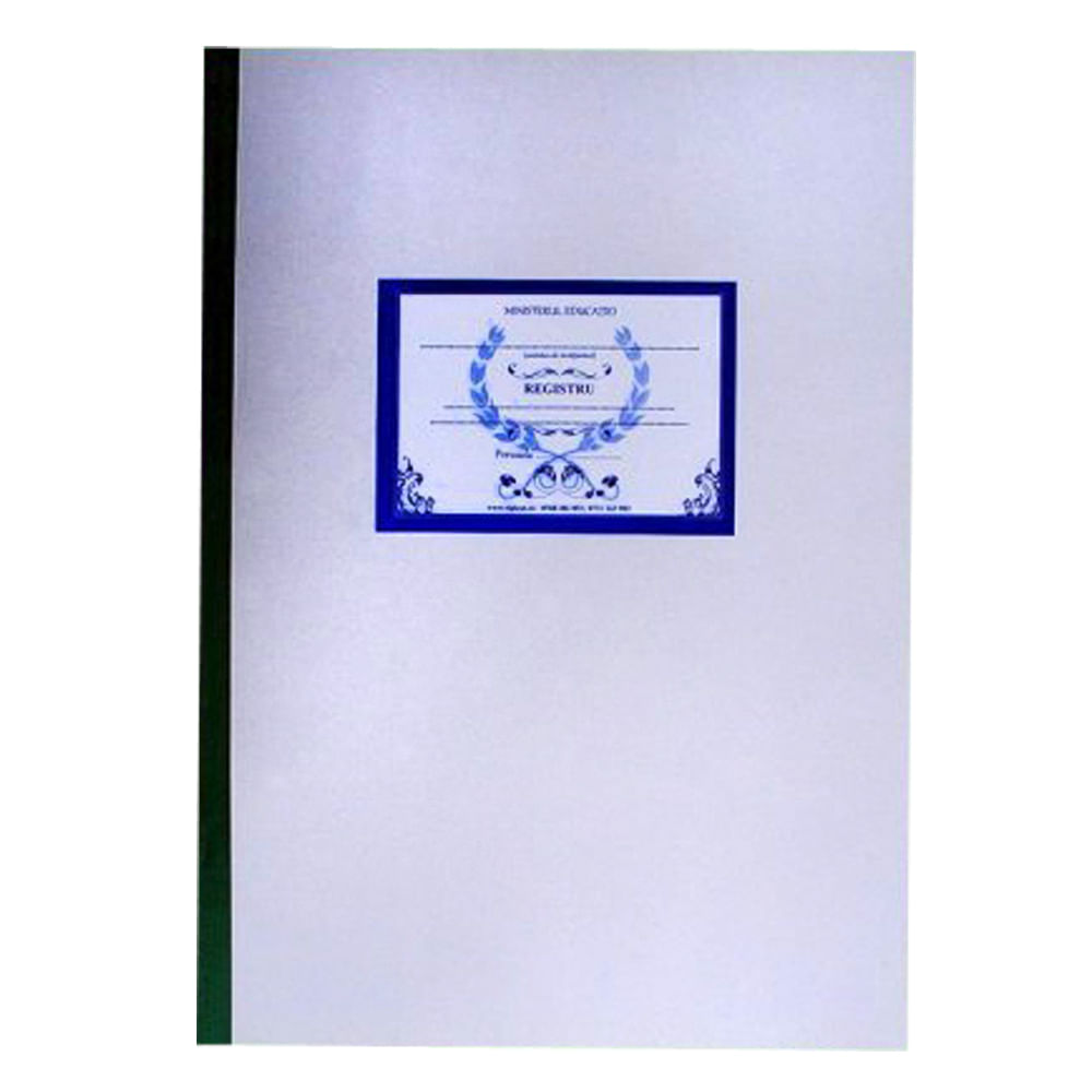 Registru de evidenta a serviciului pe scoala pentru cadre didactice, A4, coperta carton subtire