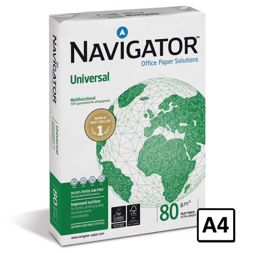 Hartie copiator A4 Navigator, 80 g/mp, 500 coli/top, pret per top