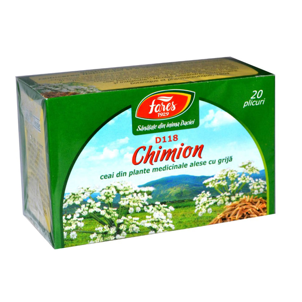 Ceai Fares Chimion, 20 plicuri/cutie