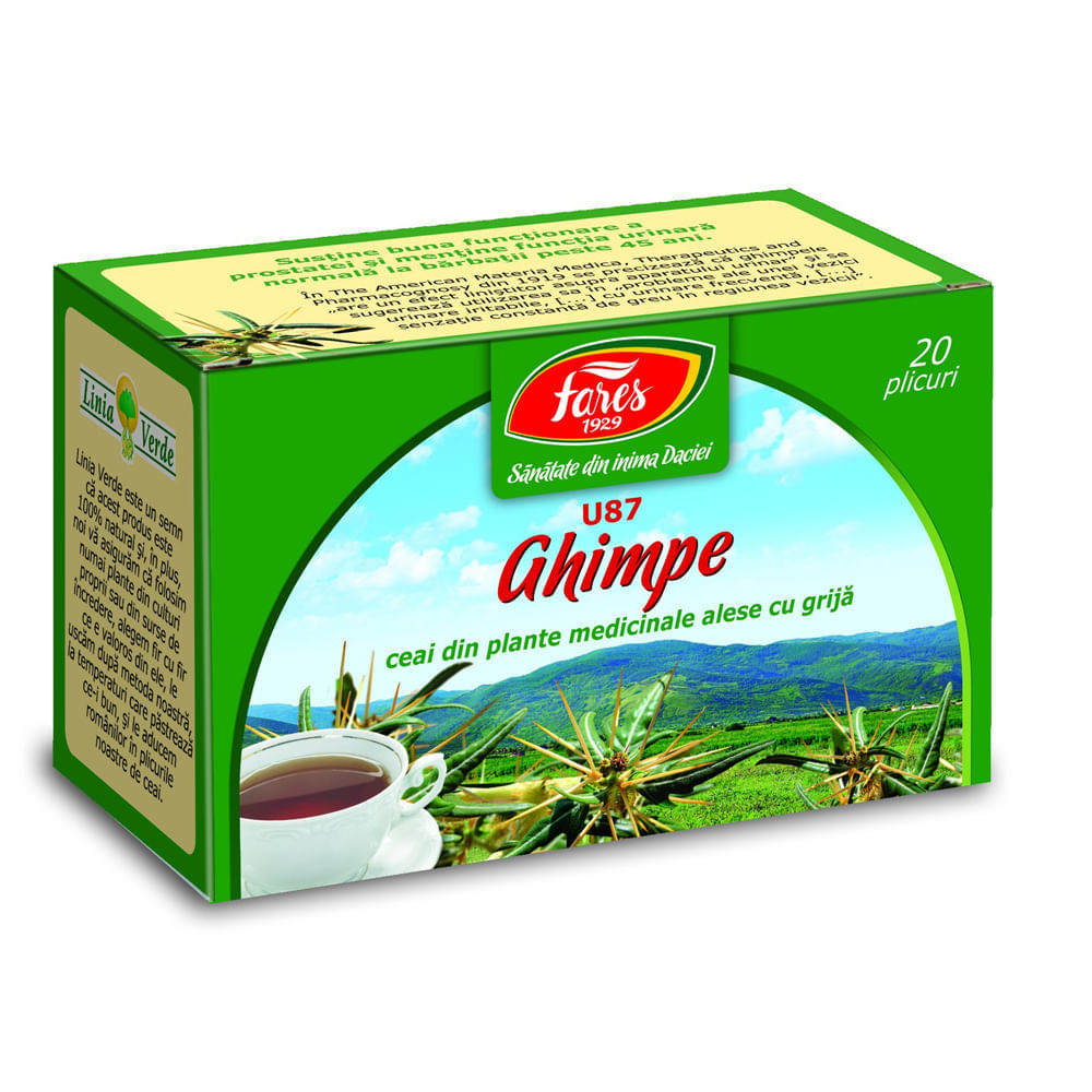 Ceai Fares Ghimpe, 20 plicuri/cutie