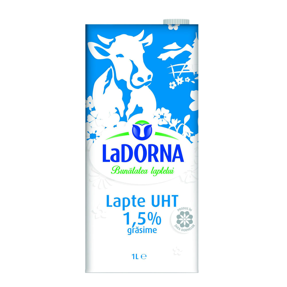Lapte LaDorna, 1.5% grasime, 1l Alte brand-uri imagine 2022 cartile.ro