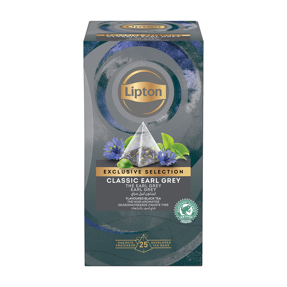Ceai lipton gladiator earl grey, 25 plicuri/cutie