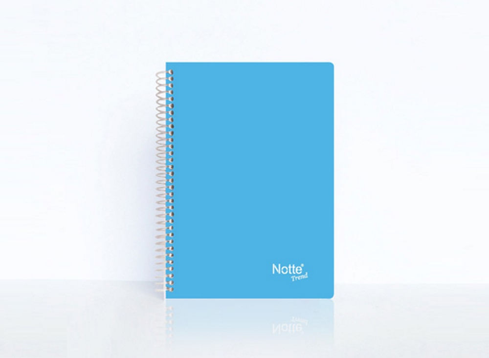Caiet Notte Trend A4 coperta PP cu spira 80 file matematica