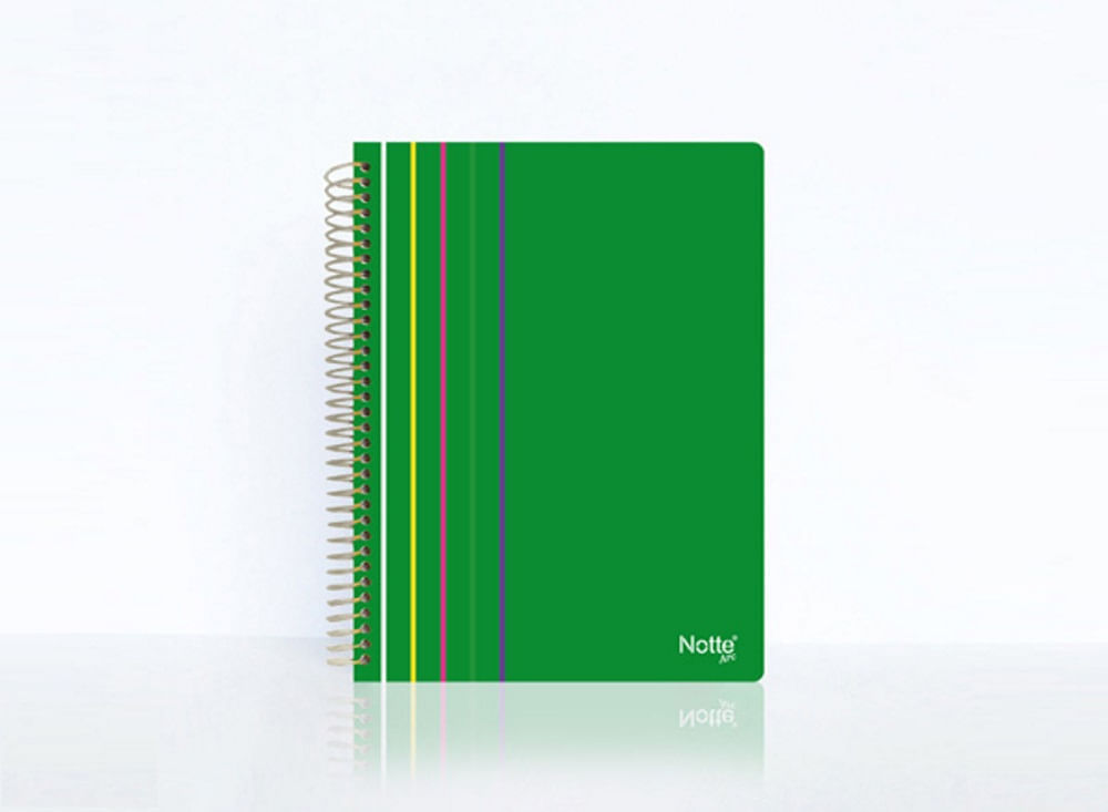 Caiet Notte Arc A4 coperta PP cu spira 100 file dictando