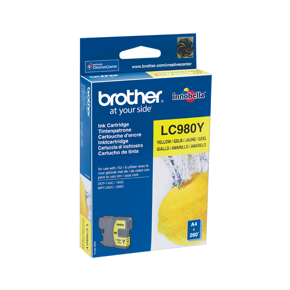 Cartus OEM Brother LC980Y Brother imagine 2022 cartile.ro