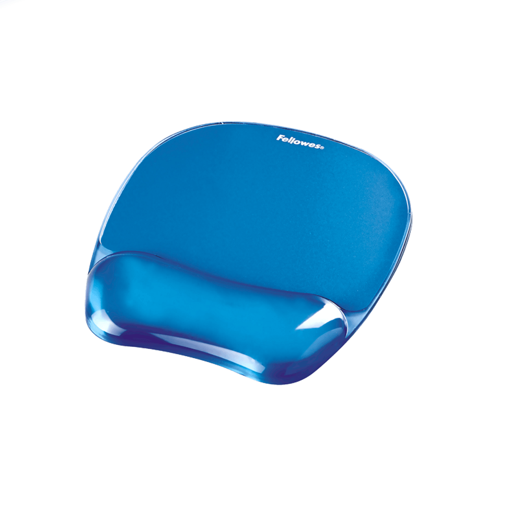 Mousepad Fellowes cu gel albastru Mouse pad Fellowes cu suport gel albastru