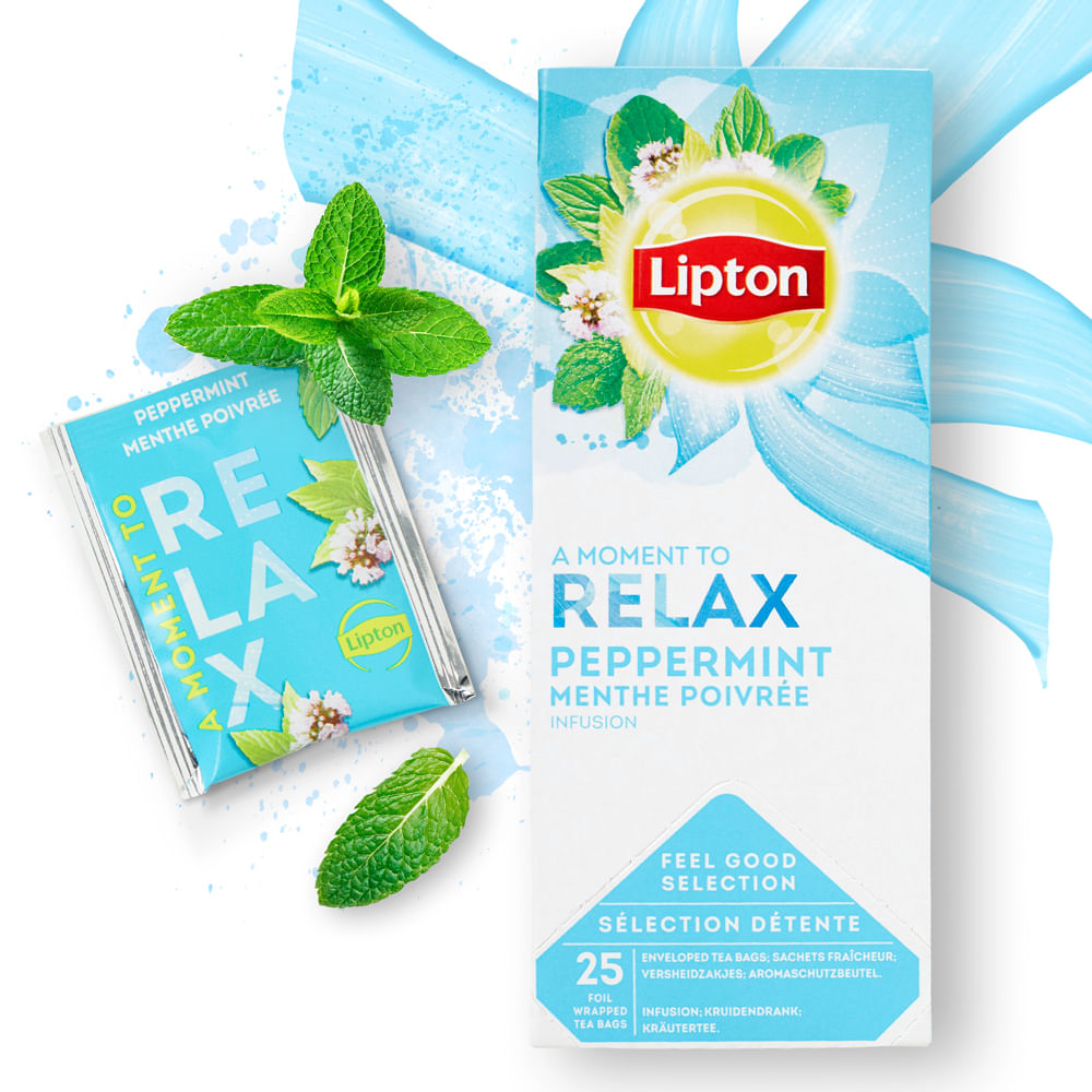 Ceai lipton infuzie peppermint, 25 plicuri/cutie