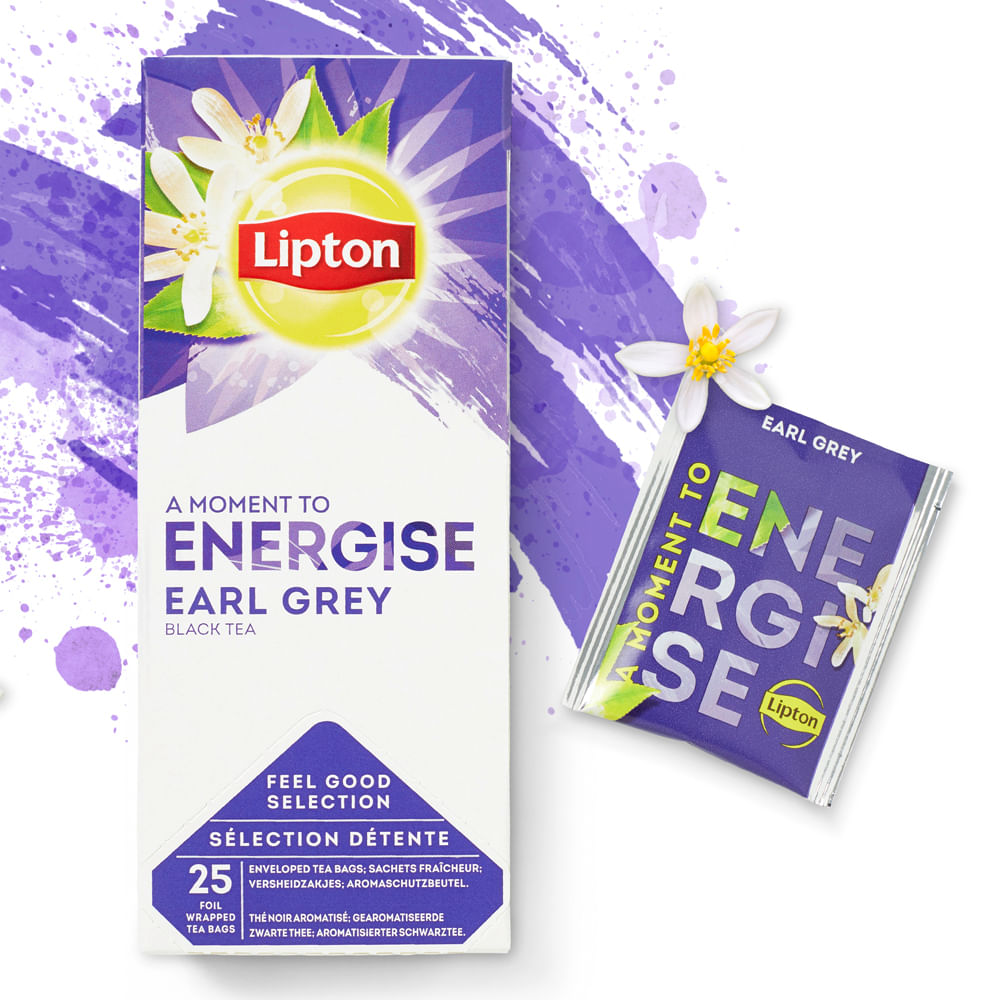 Ceai Lipton Earl Grey, 25 plicuri/cutie