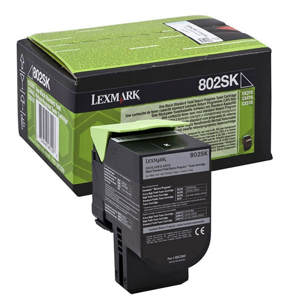 Toner OEM 80C2SK0 BLACK pentru Lexmark Toner Lexmark OEM 80C2SK0, negru dacris.net imagine 2022 cartile.ro