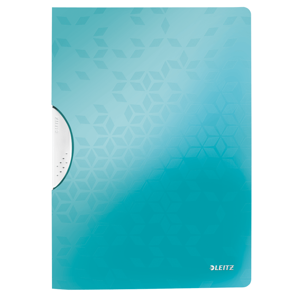 Dosar cu clip leitz wow colorclip, pp, turcoaz metalizat