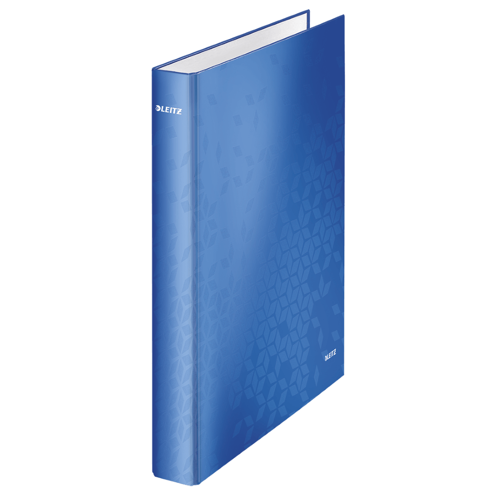 Caiet mecanic leitz wow, a4, mecanism 2dr, albastru metalizat