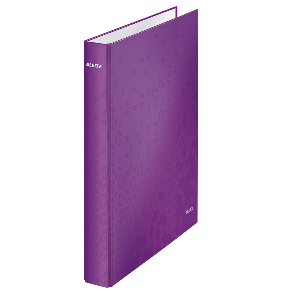 Caiet mecanic leitz wow, a4, mecanism 2dr, mov metalizat