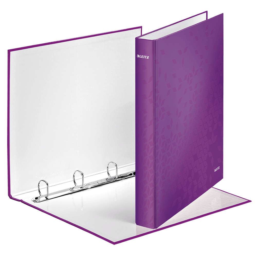 cum se montează parchetul laminat Caiet mecanic Leitz Wow A4 mecanism 4DR laminat mov metalizat